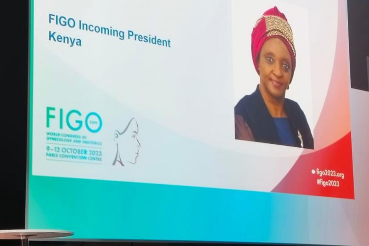 FIGO President - Dr. Kihara Anne Beatrice