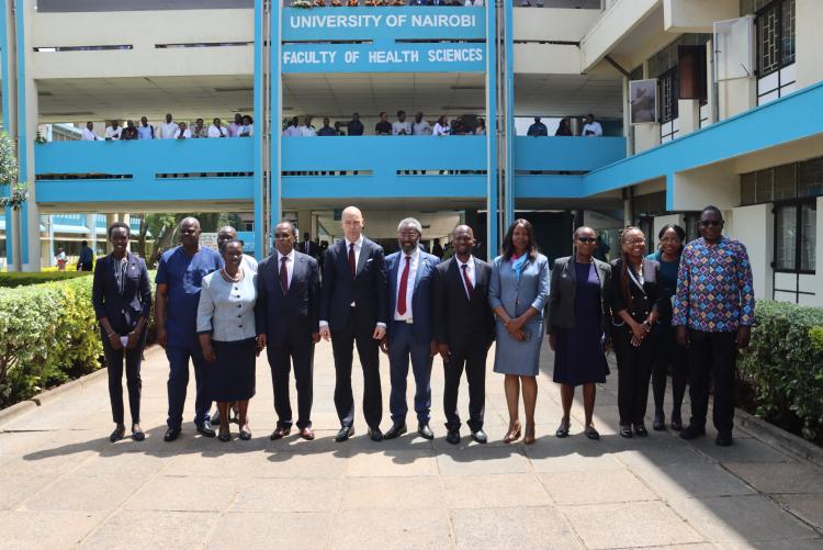 New Chancellor, Prof. Patrick Verkooijen visits Faculty of Health Sciences