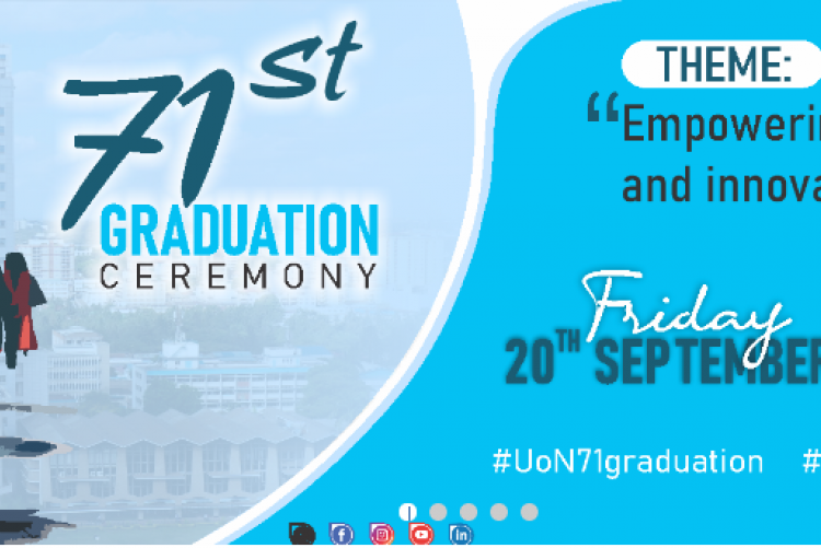 71st Graduation Ceremony UoN