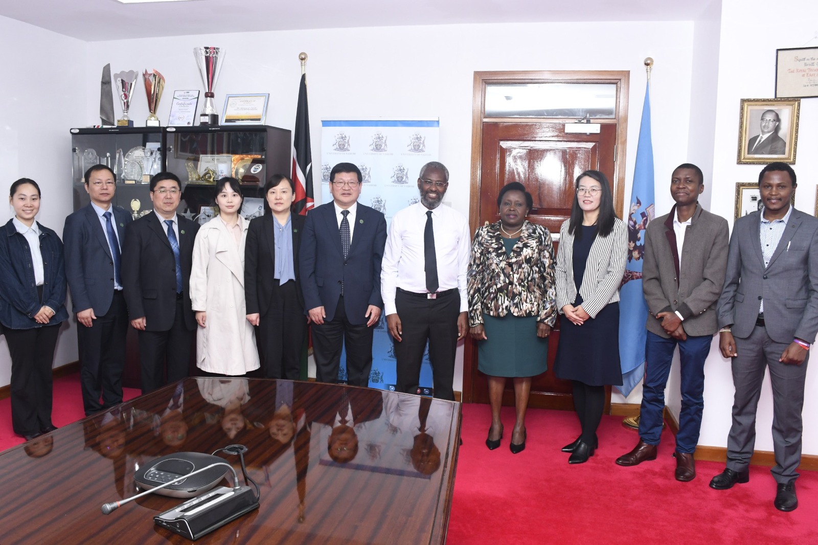 MOU BY VC UON AND CHAIR OF COUNCIL OF ANHUI MEDICAL UNIVERSITY OF CHINA