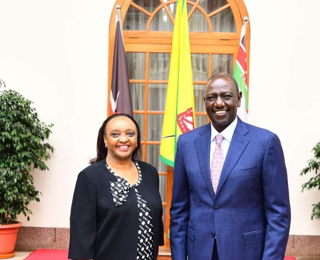 PRESIDENT ELECT FIGO MEETS WITH THE PRESIDENT OF THE REPUBLIC OF KENYA 