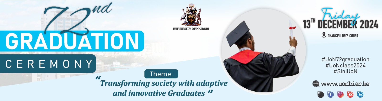 72nd Graduation ceremony UoN