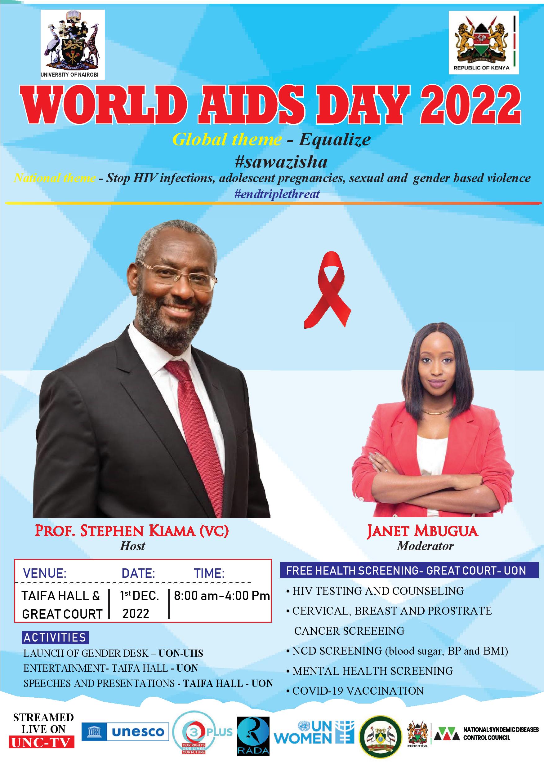 2022 WORLD AIDS DAY E-POSTER