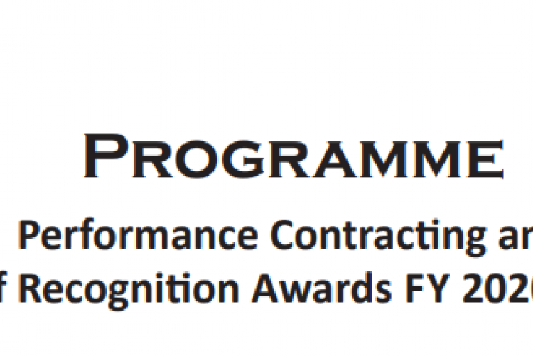 Performance contracting and staff recognition awards 2020/2021