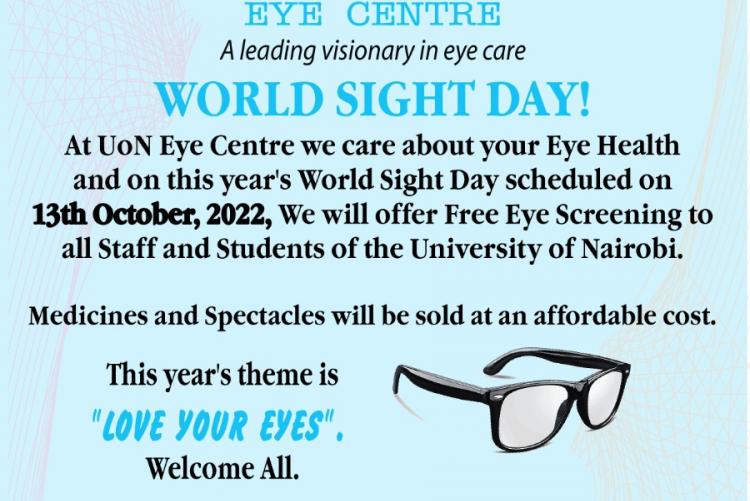 WORLD SIGHT DAY !