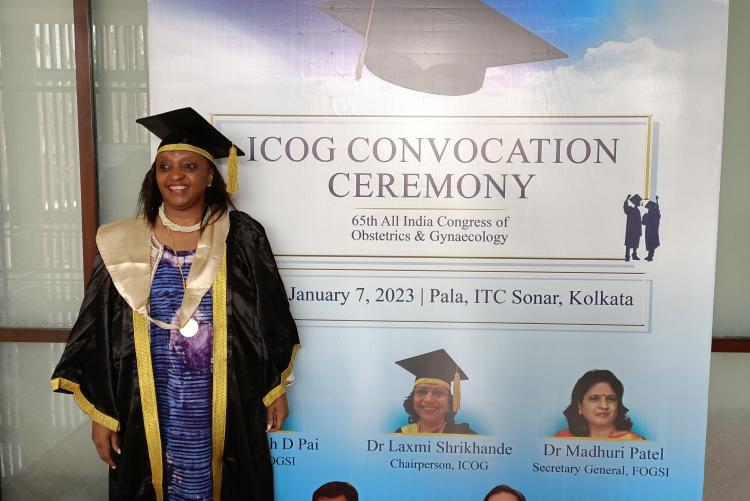 Honorary fellowship from Indian college of Obstetrics and Gynaecologists (ICOG)