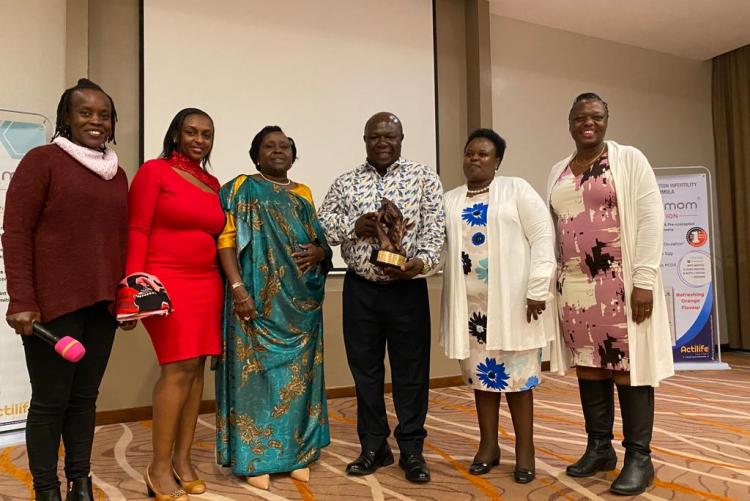 FAREWELL DINNER PARTY FOR SENIOR COLLEAGUES - DR. ONDIEKI, PROF. CHESEREM, DR. KIRAGU (KNH) & SPOUSE AND DR. OWITI (KNH)