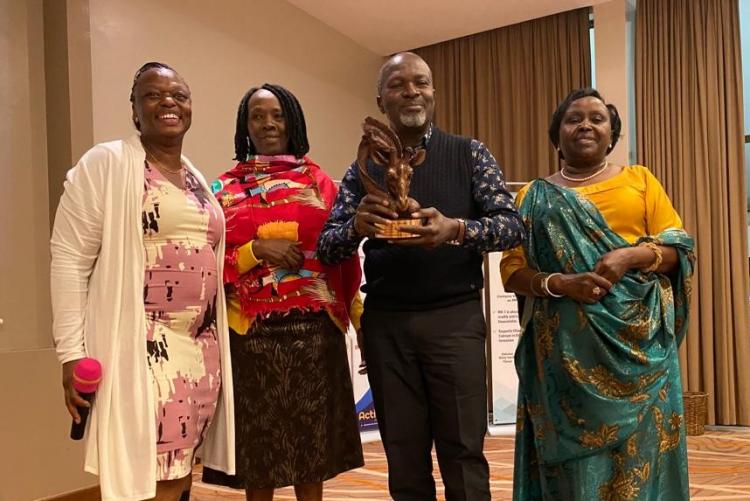 FAREWELL DINNER PARTY FOR SENIOR COLLEAGUES - DR. OWITI, DR. ODAWA (UON) & SPOUSE AND PROF. CHESEREM (UoN)