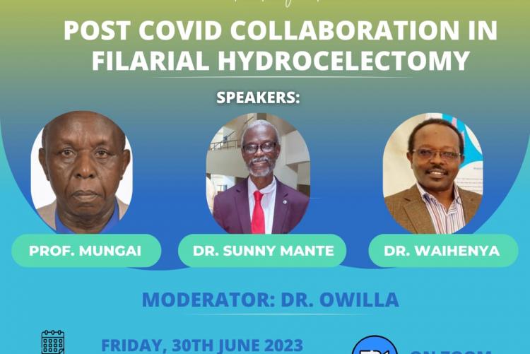 Post Covid collaboration in filarial hydrocelectomy- A Webinar
