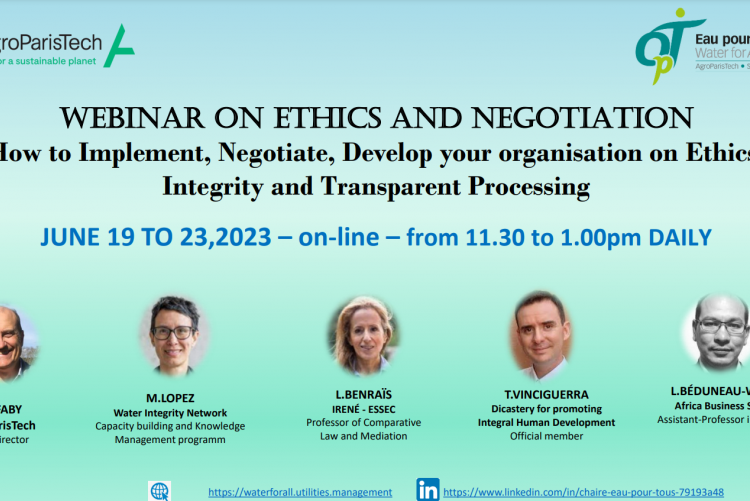 WEBINAR ON ETHICS AND NEGOTIATIONS 