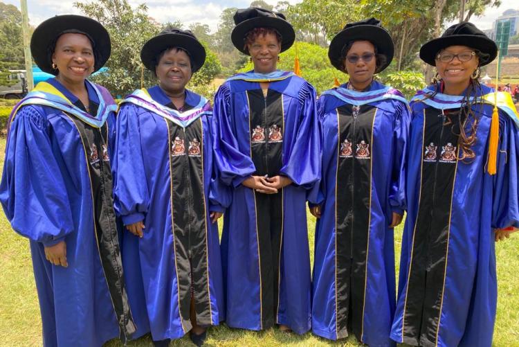 69TH GRADUATION CEREMONY UON PROCESSION - FHS HEADS OF DEPARTMENTS