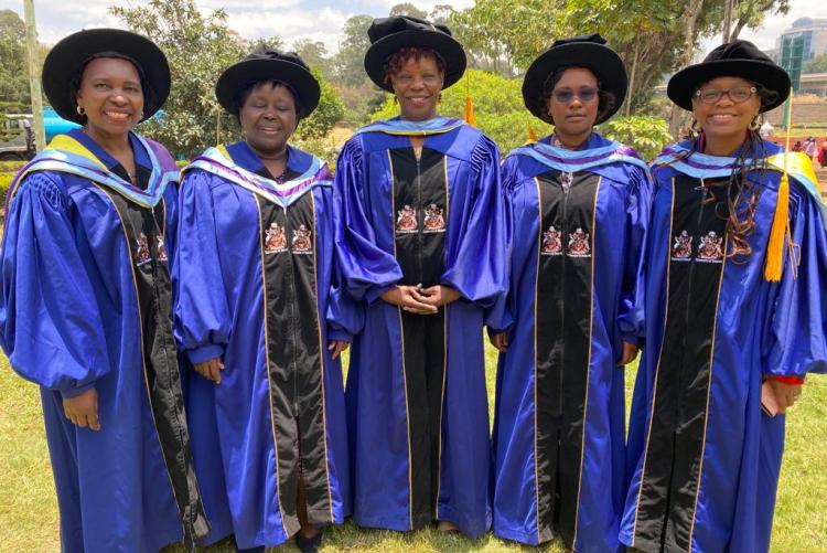 69TH GRADUATION CEREMONY UON PROCESSION - FHS HEADS OF DEPARTMENTS