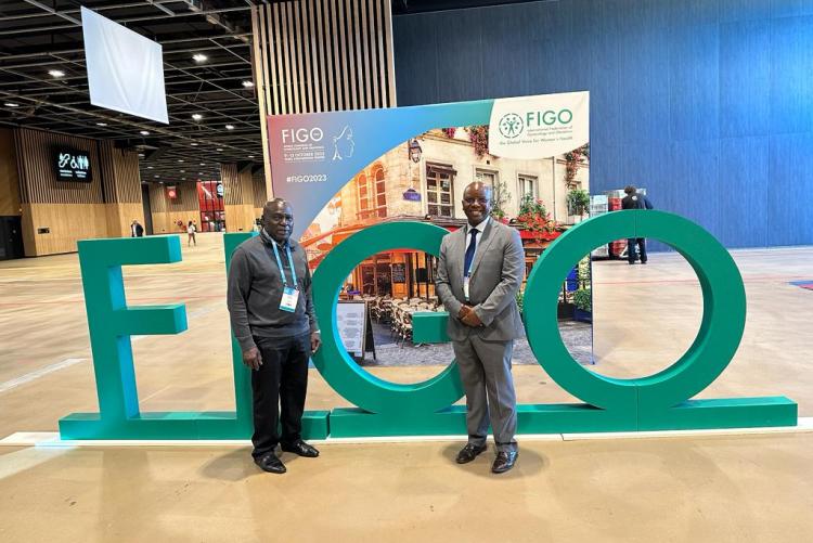 XXIV FIGO World Congress of Gynecology and Obstetrics in Paris: Prof. Omondi Ogutu and Dr. Kireki Omanwa