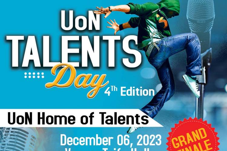 Invitation to the 4th Edition of the UoN Talents Day Grand Finale