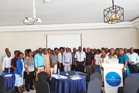 Kisumu County dissemination meeting.