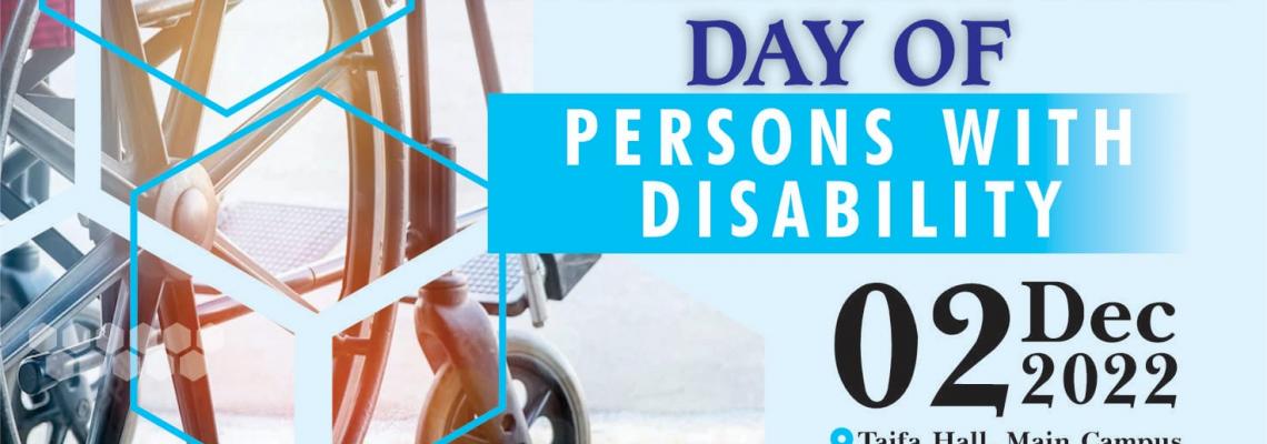 International Day of Persons with Disability 2022