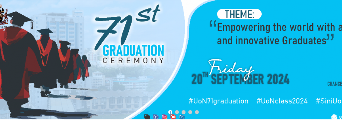 71st Graduation Ceremony UoN