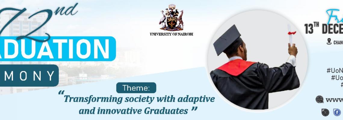 72nd Graduation ceremony UoN 