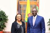 PRESIDENT ELECT FIGO MEETS WITH THE PRESIDENT OF THE REPUBLIC OF KENYA
